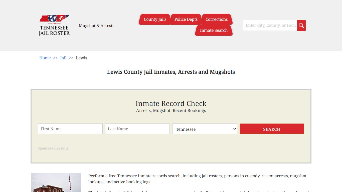 Lewis County Jail Inmates, Arrests and Mugshots - Jail Roster Search
